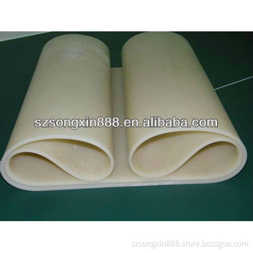 Mild white silicone sheet/thick silicone sheet